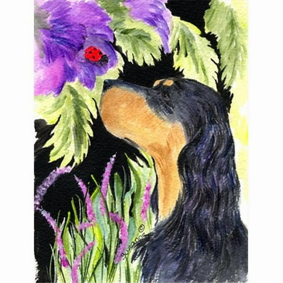 Gordon Setter Flag - Garden Size, 11 x 15 in.