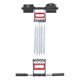 thumbnail image 1 of Pedal de resorte para abdominales, ejercitador de fortalecimiento muscular, mango ergonómico, cuerda de tracción, equipo de entrenamiento de piernas (negro), 1 of 5