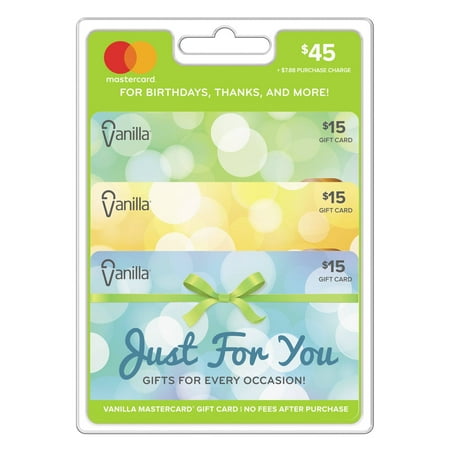 Vanilla Mastercard $45 Multi-pack: All Occasions Gift Card ...