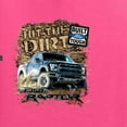 thumbnail image 2 of Wild Bobby, Ford F-150 Raptor Built Touch Offroading Hit The Dirt, Cars and Trucks, Front and Back Unisex Crewneck Graphic Sweatshirt, Neon Pink, 5X-Large, 2 of 4