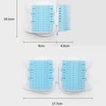 thumbnail image 3 of Cat Self Groomer Wall Corner Brush for Cats Self Rubbing Scatcher Silicone Massage Comb with Refillable Compartment and Build for Indoor Outdoor, 3 of 6