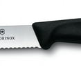 thumbnail image 3 of Victorinox Swiss Classic Utility Knife 4.3 Inch Wavy Edge Round Tip - Black, 3 of 3