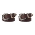 thumbnail image 3 of Guardoinrt Ceintures en Faux Cuir avec Boucle Sculptée pour Femmes Jeans Robe Type Café A 2Set, 3 of 6