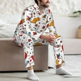 thumbnail image 7 of Sikiie Canada Day Mens Pajama Set, Soft Warm Long Sleeve Sleepwear, Cozy Button-Down Pjs for Men-X-Large, 7 of 7