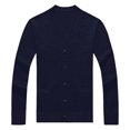 thumbnail image 5 of uikmnh Men's Knitted Cardigan Autumn and Winter Long Sleeved V Neck Wool Yarn Knit Sweater Jacket Trend Texture Solid Colour Button, 5 of 5