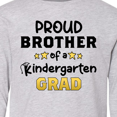thumbnail image 4 of Inktastic Proud Brother of a Kindergarten Grad Long Sleeve Youth T-Shirt, 4 of 5
