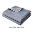 thumbnail image 2 of SPOORYYO Summer Cooler Pad Lightweight Breathable Soft Knitted Quilt Double Side Cooler Blanket Wind Conditioner Quilt Machine Washable Easy to Clean for Hot Sleepers Couch,Navy, 150x200CM, 2 of 6