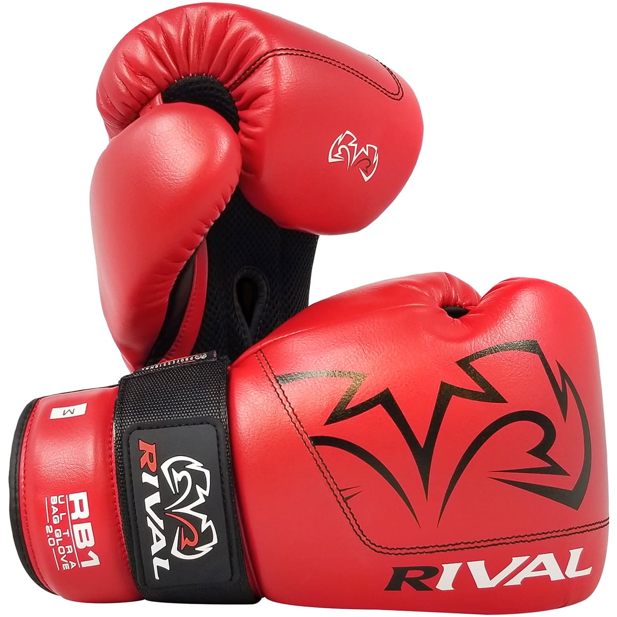 Rival Boxing RB2 2.0 Super Hook and Loop Bag Gloves White 