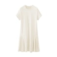 thumbnail image 5 of Maternity Dress with Round Neck and Short Sleeves for Comfortable Pregnancy Wear, 5 of 5