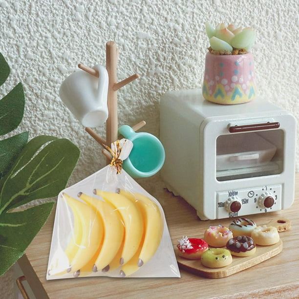 Juego de Comida para Casa de Muñecas Hugo Diseño de Celebración de Fiesta Micro DIY Casa de Muñecas Pan en Miniatura