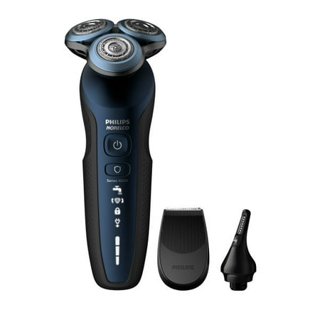 Philips Norelco Electric Shaver 6850 with Precision Trimmer and Nose Trimmer Attachment, (Best Price Norelco Electric Shaver)