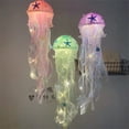 thumbnail image 4 of syligr Jellyfish Lamps LED Hanging Night Light Colorful Moving Tentacles Decoration for Home Bedroom Party, 20 Inch Jellyfish Lantern Battery Powered, Ocean Mermaid Underwater Theme Decor, 4 of 5