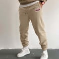 thumbnail image 2 of OJinShaWanO Pantalon de Pyjama en Flanelle pour Hommes Automne et Hiver Mode de Rue Décontractée Ample Sports de Plein Air Course Pantalon de Survêtement, 2 of 4