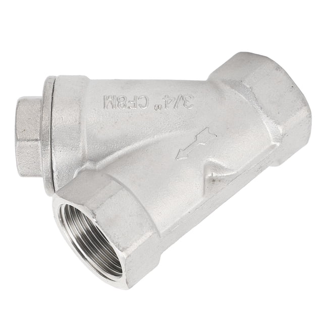Filtro Tipo Y, Limpieza Simple 3/4 Pulg. DN20 304 Acero Inoxidable Filtro Tipo Y Estructura De Malla De Doble Capa Para Manguera