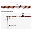 thumbnail image 3 of Cable De Rastreo De Calor, Cinta Térmica De Tubería De Agua De Silicona A Prueba De Agua Versátil Para Exteriores, 3 of 7