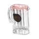 thumbnail image 5 of Jarra de agua, tetera para té helado, gran capacidad, versátil, para agua fría y caliente con tapa Rosa rectangular, 5 of 9