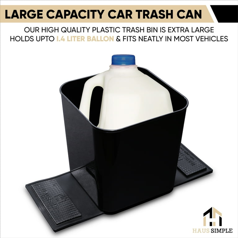 Car Garbage Can 1.5 Gallon Dirt-resistant Car Storage Organizer