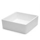 thumbnail image 3 of Kichae Fregadero cuadrado de 15 x 15 para baño, porcelana, cerámica, blanco, lavabo sobre encimera, moderno fregadero para gabinete, lavabo, hotel, lavabo artístico, lavabo para el hogar, 3 of 7
