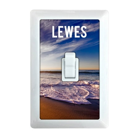 

Lewes Delaware Bay Beach Nautical Lighthouse Photo Souvenir LED Light Switch Night Light