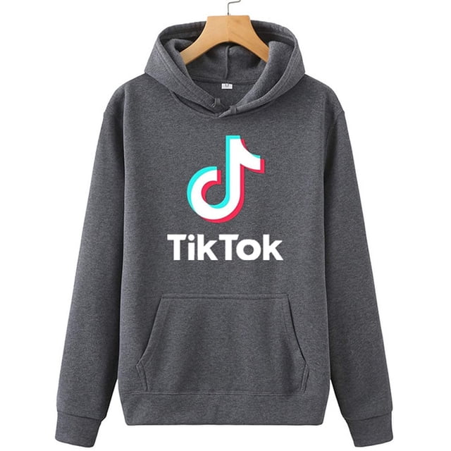 Sudadera con capucha TIK TOK Nueva tendencia Suéter con capucha de lana Suéter de manga larga Adepaton WRMH-139-40
