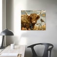 thumbnail image 4 of PIKWEEK  Country Canvas Wall Art - Farm Theme Prints with Barn, Longhorn, Texas Cotton, and Windmill Pictures for Farmhouse Kitchen and Bedroom Decor, Framed and Ready to Hang, 4 of 5