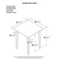 thumbnail image 4 of Atlantic Furniture Shaker End Table in Caramel Latte, 4 of 4