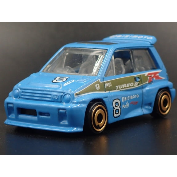 Open Box 1981-1986 HONDA CITY TURBO II 1:64 SCALE COLLECTIBLE DIORAMA DIECAST MODEL CAR