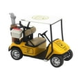 thumbnail image 2 of Decoración de carrito de golf de mesa, mini carrito de golf, juguete en miniatura, carrito de golf Amarillo, 2 of 9