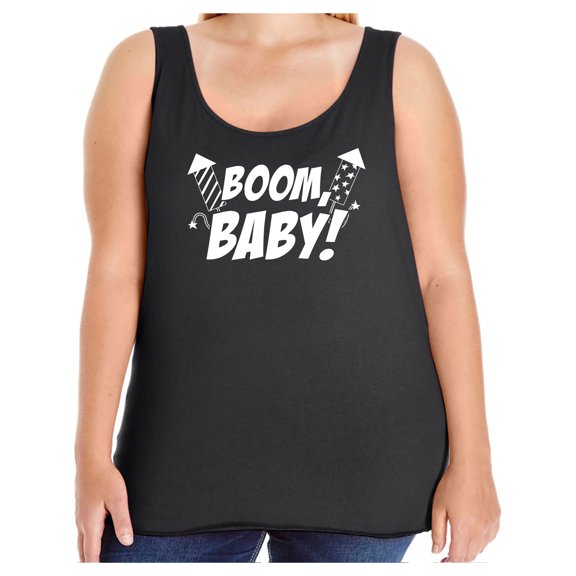 Boom, Baby! Womens Tank Top