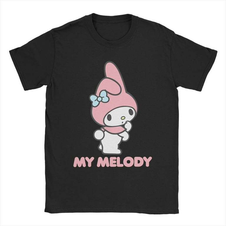 Men Women's T-Shirts My Melody Cartoon Creative Cotton Tees Short