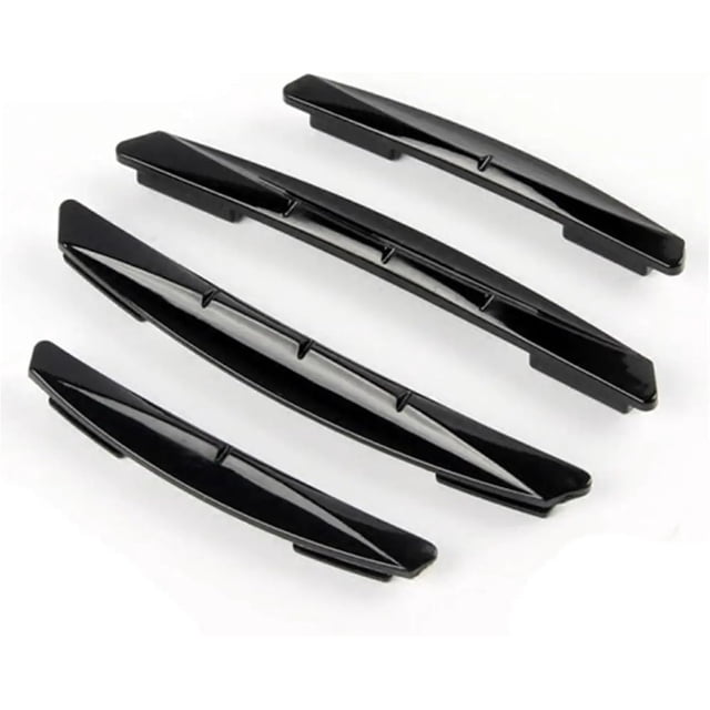 Car Door Edge Guards 4-Pack - Black Scratch & Collision Protector Strips, Universal Fit for Most Vehicles