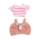 thumbnail image 1 of 2 pantalones con tirantes para muñecas con camiseta, accesorios de ropa hechos a mano para muñecas de 15 a 17 cm, regalos de año Nuevo, regalos de, 1 of 8