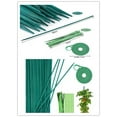 thumbnail image 6 of Casewin Green Bamboo Plant Stakes Garden Stakes 15 inch 50 PCS,Wood Stakes for Vegetables/Floral,Bamboo Plant Support for Indoor &Outdoor Plants with 50 Garden Ties, Sign Posting Garden Sticks, 6 of 7