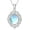 Style 1, variant on SISGEM Moonstone Necklaces for Women 925 Sterling Silver Oval Shaped Moonstone Pendant Necklace Simple Jewelry Gifts for Wife Girlfriend Mom