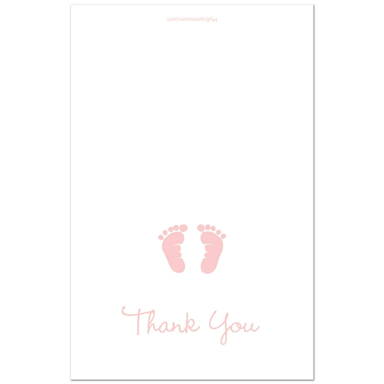 80 Pcs Blue Footprint Baby Shower Thank You Stickers – Cute Boy Theme Labels For Gift Wrap & Favors