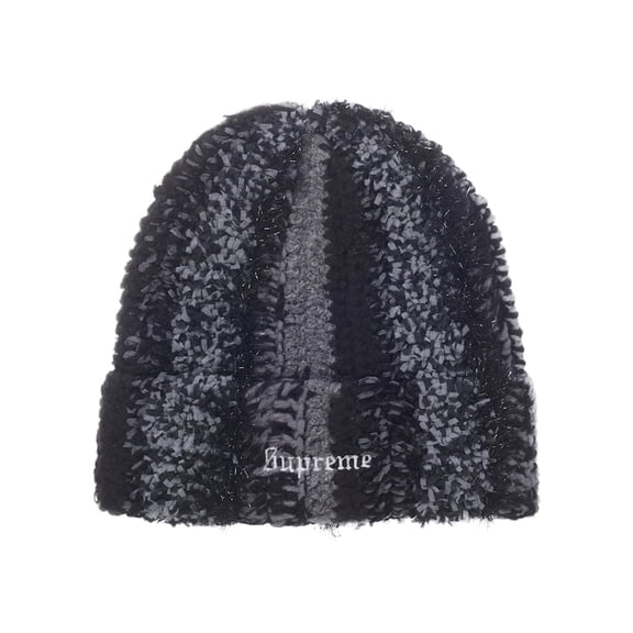 Supreme Tinsel Stripe Beanie, from StockX