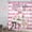 A-pink, variant on Ballet Dress Pink Shower Curtain 72Wx72H Inch Fashion Girly Paris Modern Girl Ballerina Motivational Quotes Flower Perfume Book Bathroom Decor Fabric Polyester Waterproof 12 Pack Hooks