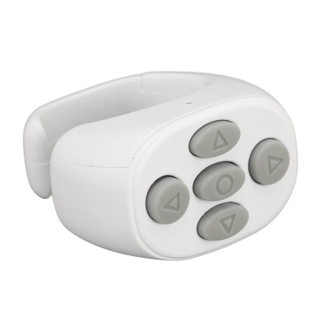 Télécommande, Bouton de Selfie Clic Facile à Utiliser Design Anneau pour Photos Continues Blanc
