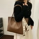 thumbnail image 5 of Bolso de hombro informal de moda para mujer, bolso de mano, bolso de mensajero, cartera, bolso de hombro de PU, 5 of 6