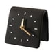 thumbnail image 2 of Reloj de mesa silencioso, reloj de repisa, minimalista, compacto, adorno de escritorio, arte moderno Negro, 2 of 9
