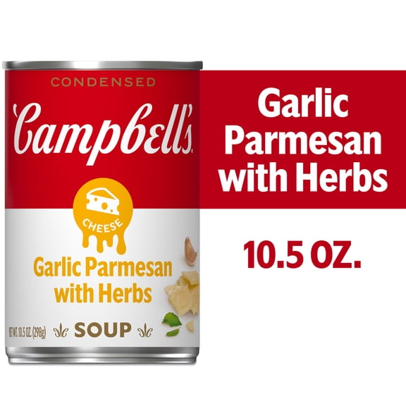 Campbell's Condensed Garlic Parmesan Cheese Soup with Herbs, 10.5 oz Can