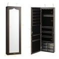 thumbnail image 1 of Patiojoy Lockable Wall Mounted Jewelry Armoire w/Mirror & LED Lights, 1 of 10
