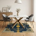 thumbnail image 3 of ODIKA Personalized Record Musical Note Graphic Movie Theater Juice for Dining Room, Under Table, Home Office, Non-Slip Chair-Friendly, 3 of 7