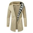 thumbnail image 1 of Birdeem Mens Solid Color Design Zipper Pocket with Velvet Long Sleeved Hooded Casual Jacket, 1 of 7