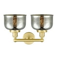 thumbnail image 3 of 616-2W-PC-G713 Innovations Lighting Bell - 2 Light Bath Vanity In Industrial Style-10 Inches Tall and 15.5 Inches Wide-Polished Chrome Finish-Clear, 3 of 5