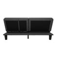 DHP Dexter Futon and Recliner Lounger, Multifunctional Sofa, Quick