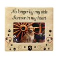 thumbnail image 1 of Banberry Designs Marco De Fotos De Cerámica Conmemorativo Para Mascotas – Ya No A Mi Lado Para Siempre En Mi Corazón – Regalos Para Pérdida De Mascotas – Marco De Fotos Para Mascotas – Regalo De Simpa, 1 of 5