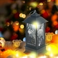 thumbnail image 4 of LED Halloween Snow Globe Lantern with Flying Ghosts & Pumpkin - Battery Operated Lighted Lantern for Haunted House, Party & Home Decor, 4 of 6