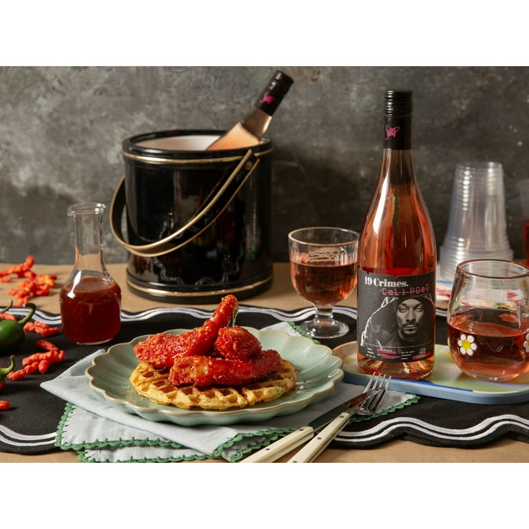 19 Crimes Snoop Dogg Cali Rose Wine, 750ml Glass wine bottle