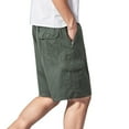 thumbnail image 4 of JTieacloth Summer Beach Mens Shorts Mens Sports Casual Elastic Waist Lace Up Shorts European Size Outwear Shorts,Green, 4 of 4